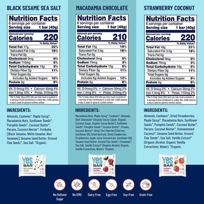 6-Bar Variety Pack YES BAR®