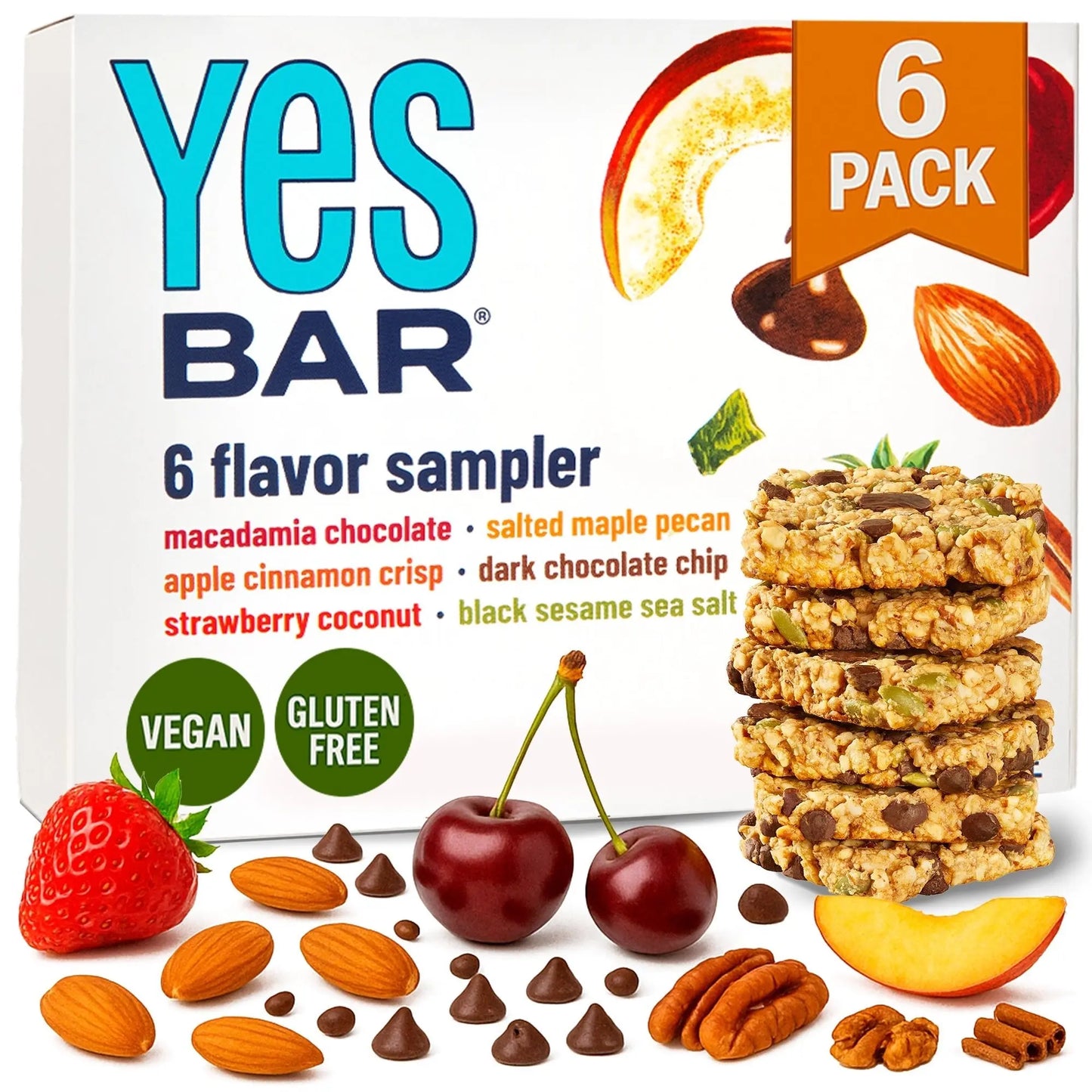 6-Bar Variety Pack YES BAR®
