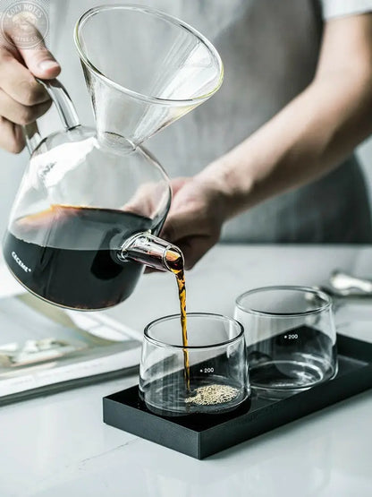 Household  American Glass All-in-one Pour-over - Coffee Maker Set Café Nairobi
