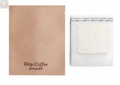 50 Coffee Filters And 50 Kraft Paper Aluminum Foil Bags For Coffee Packaging Café Nairobi