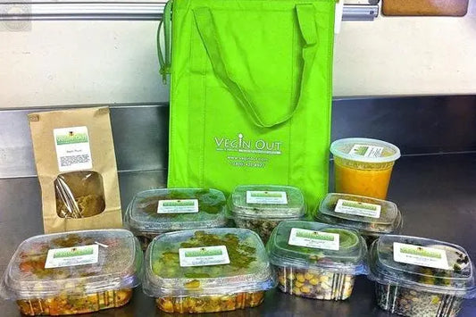 Weekly Vegetarian/Vegan Meal Order Delivery for Los Angeles, San Diego Vegin' Out