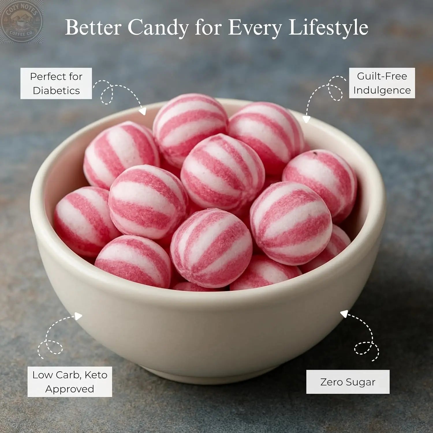 Andy Anand Sugar-Free Fizzy Cola Hard Candy, 28 pc, 7 oz – Copper-Kettle Boiled, Keto & Diabetic-Friendly, Gluten-Free Gourmet Gift Box Andyanand