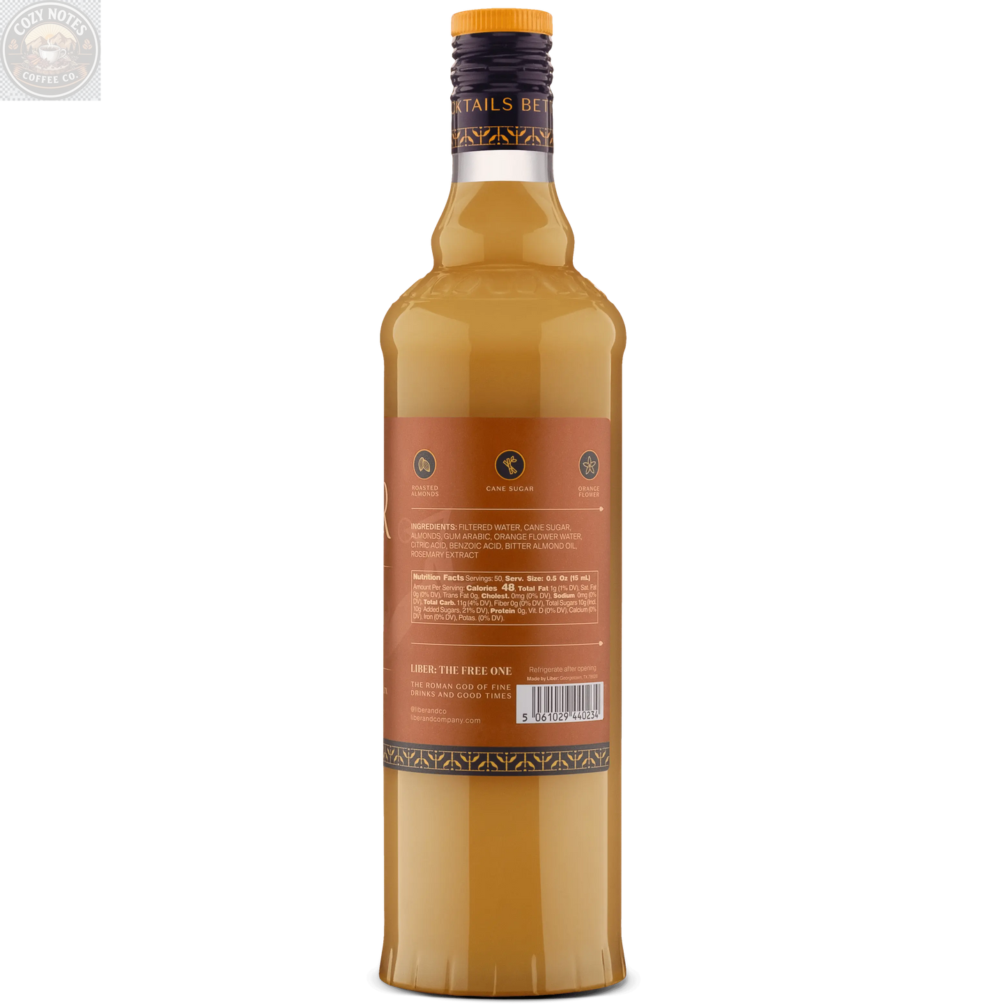 Almond Orgeat Syrup Liber & Co.