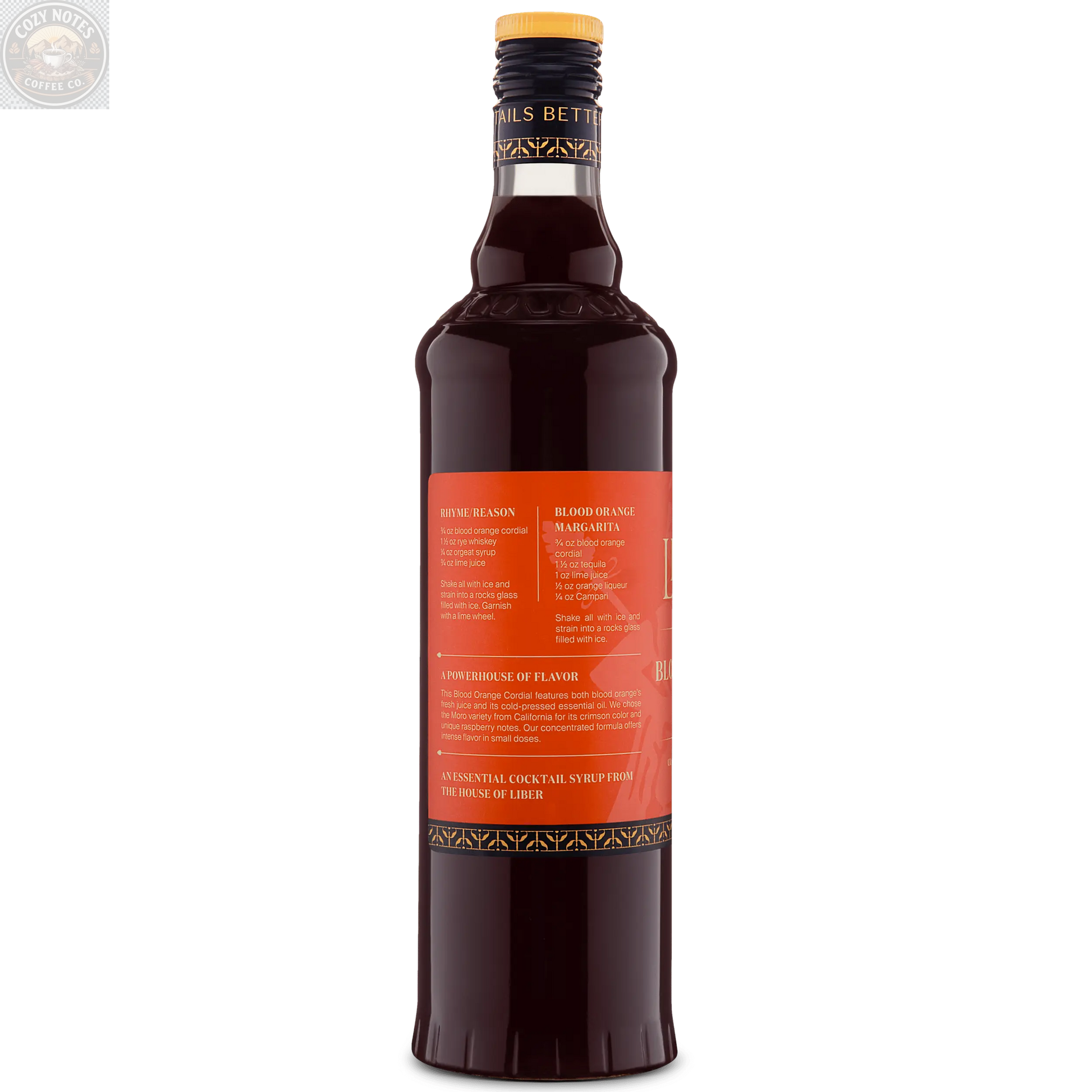 Blood Orange Cordial Liber & Co.