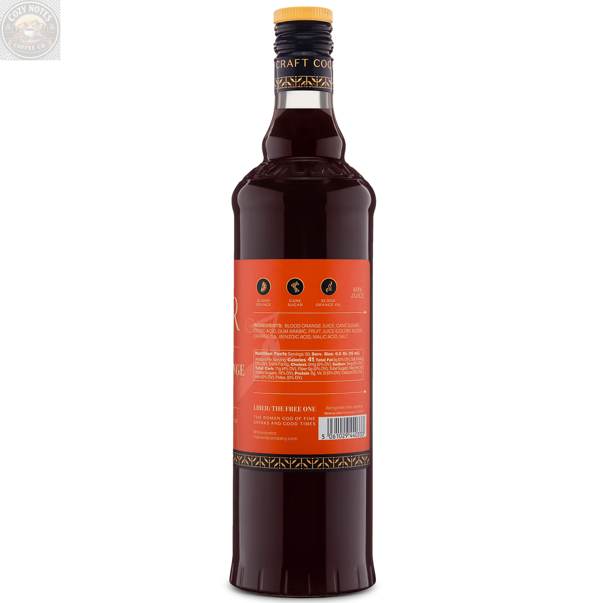 Blood Orange Cordial Liber & Co.