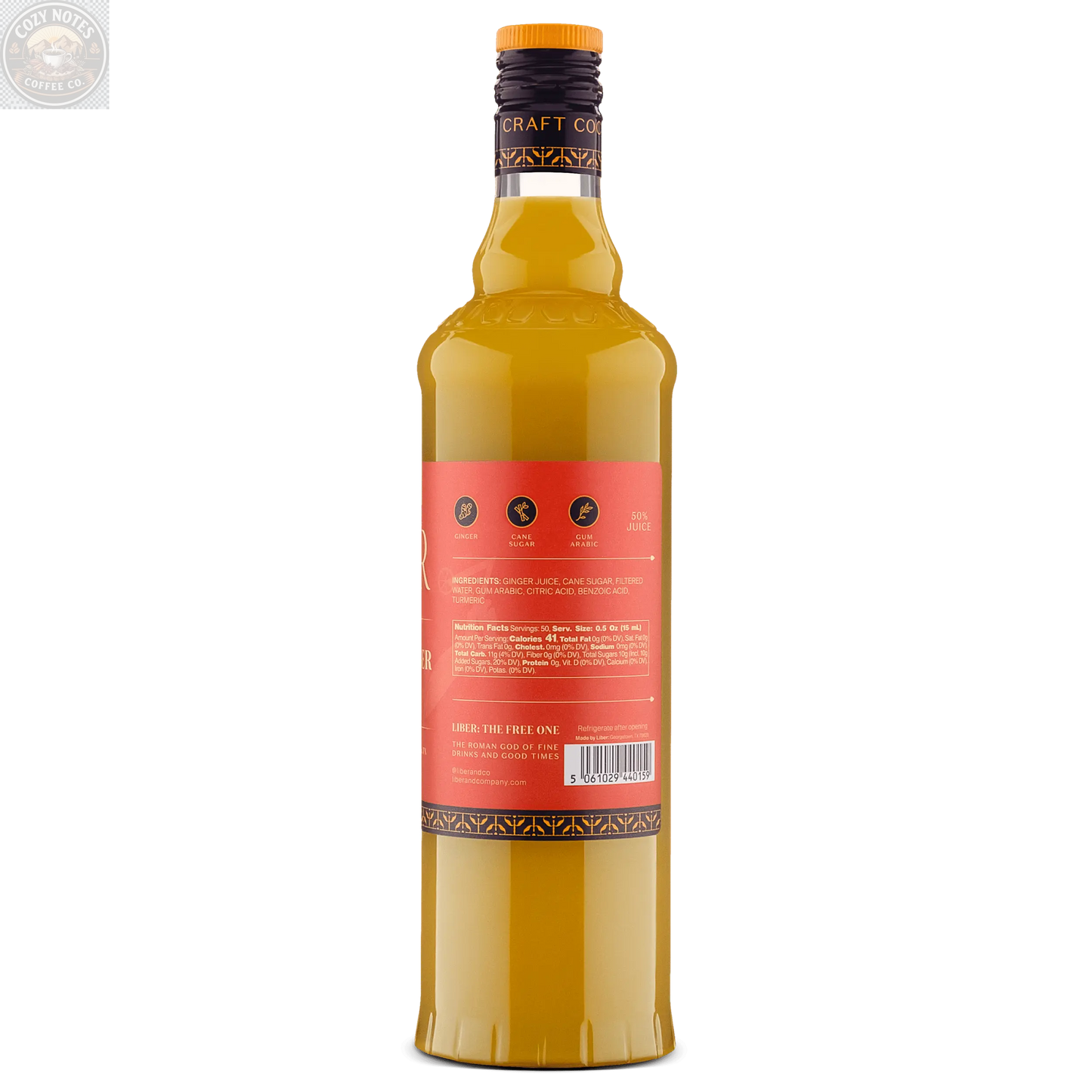 Fiery Ginger Syrup Liber & Co.