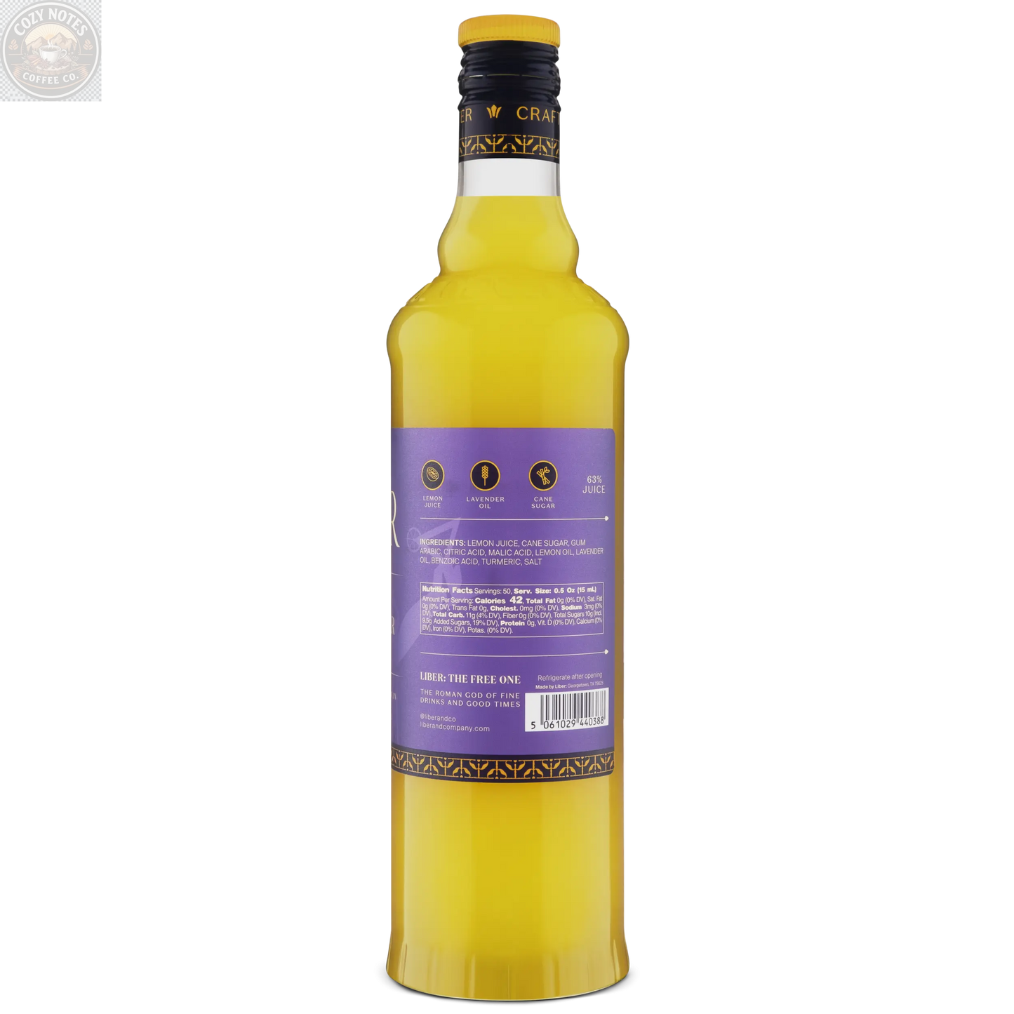 Lemon Lavender Cordial Liber & Co.