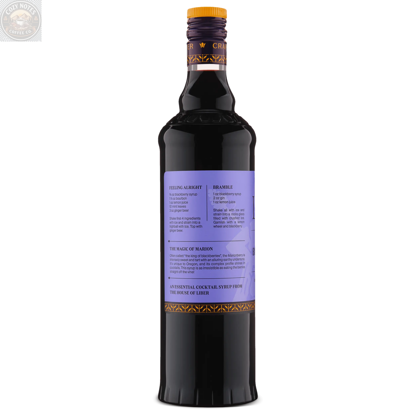 Marion Blackberry Syrup Liber & Co.