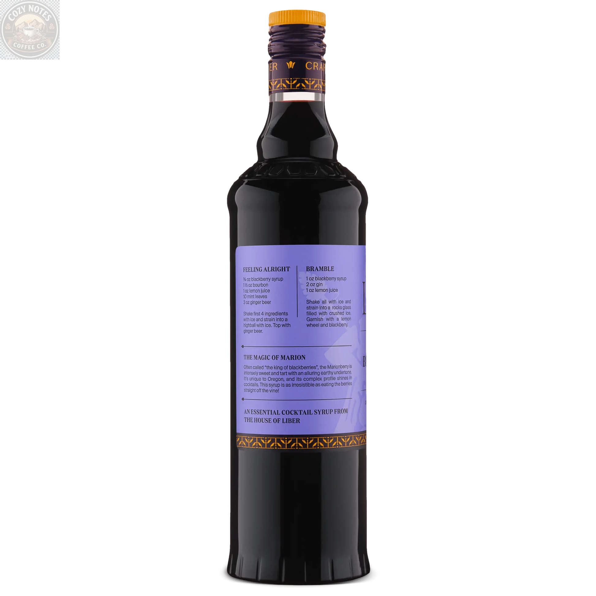 Marion Blackberry Syrup Liber & Co.