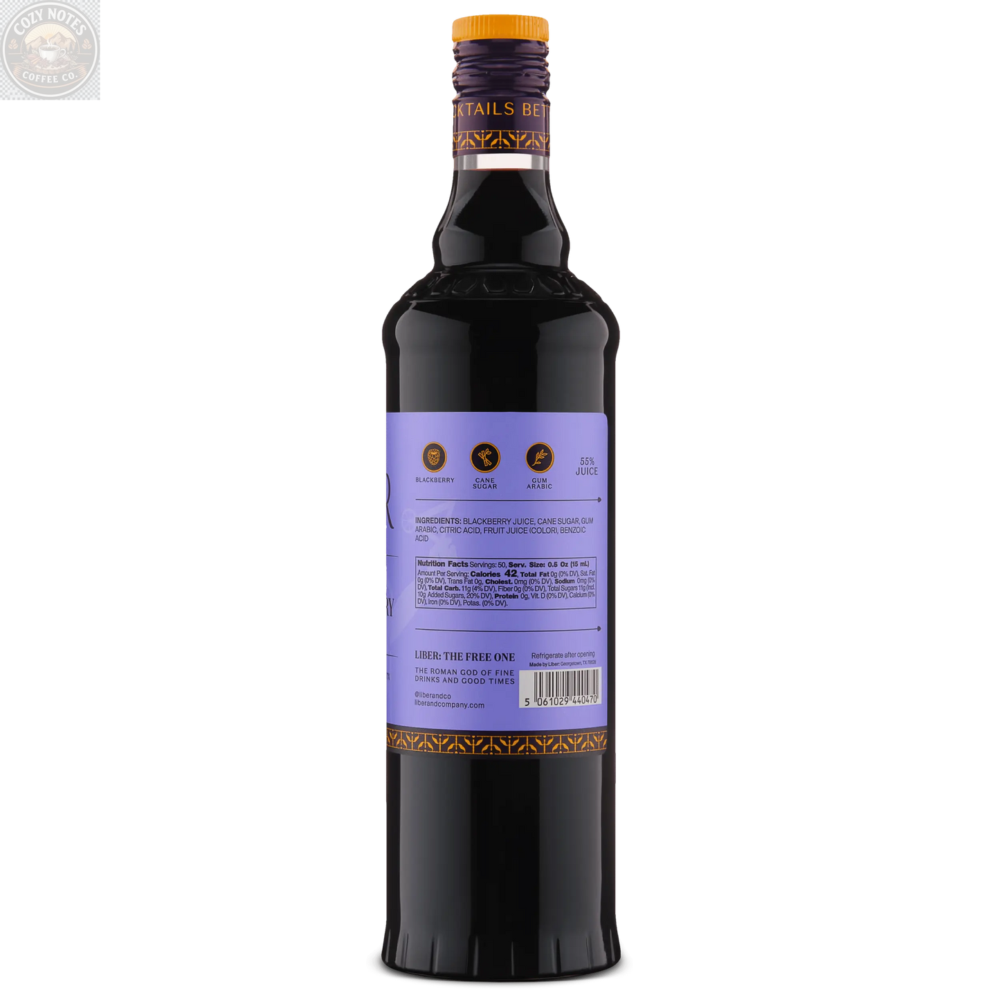 Marion Blackberry Syrup Liber & Co.