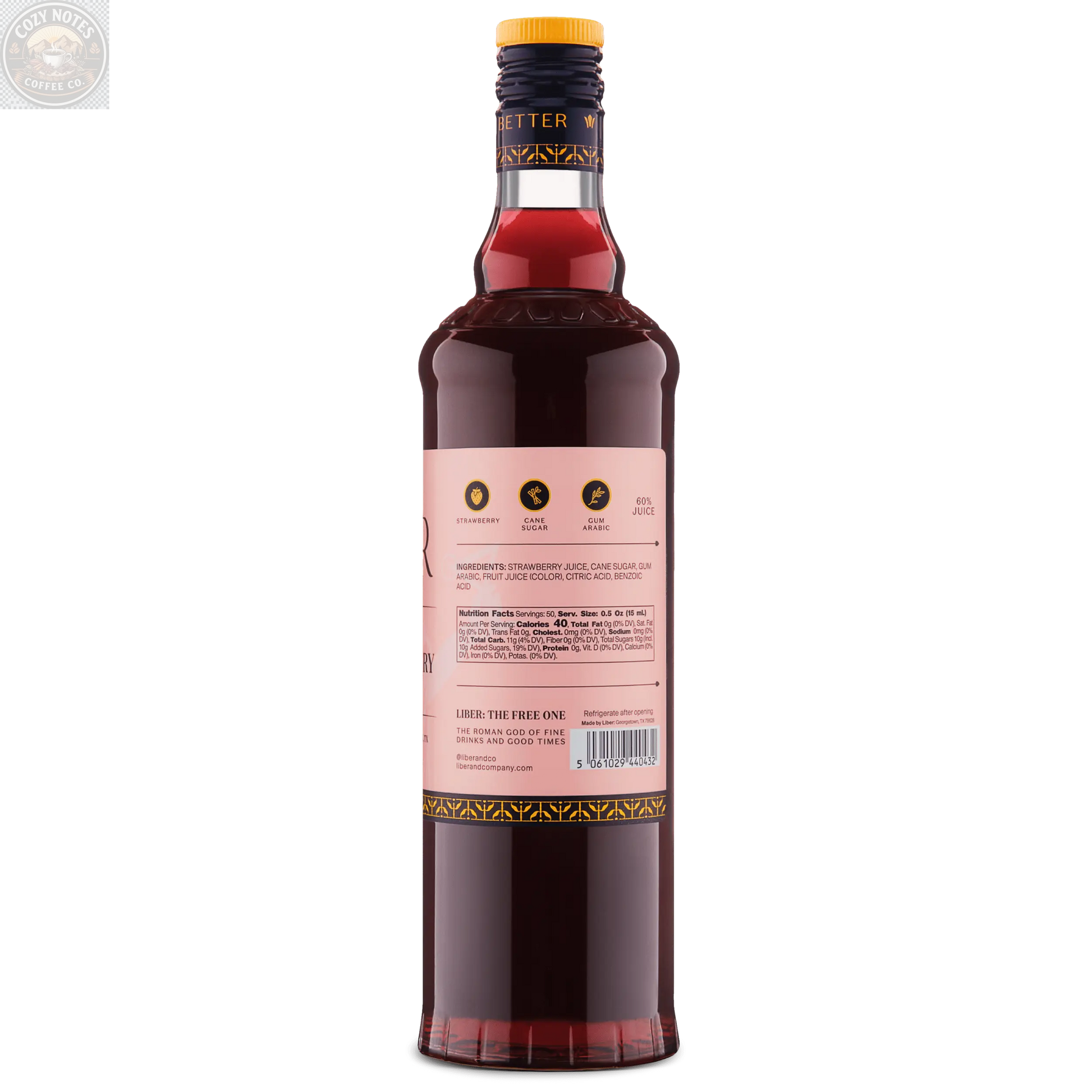 Pacific Strawberry Syrup Liber & Co.