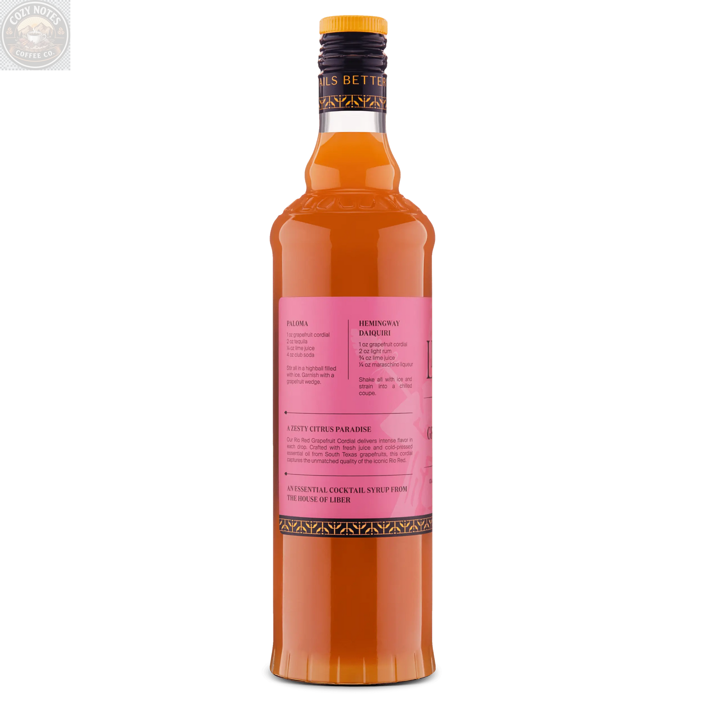 Rio Red Grapefruit Cordial Liber & Co.
