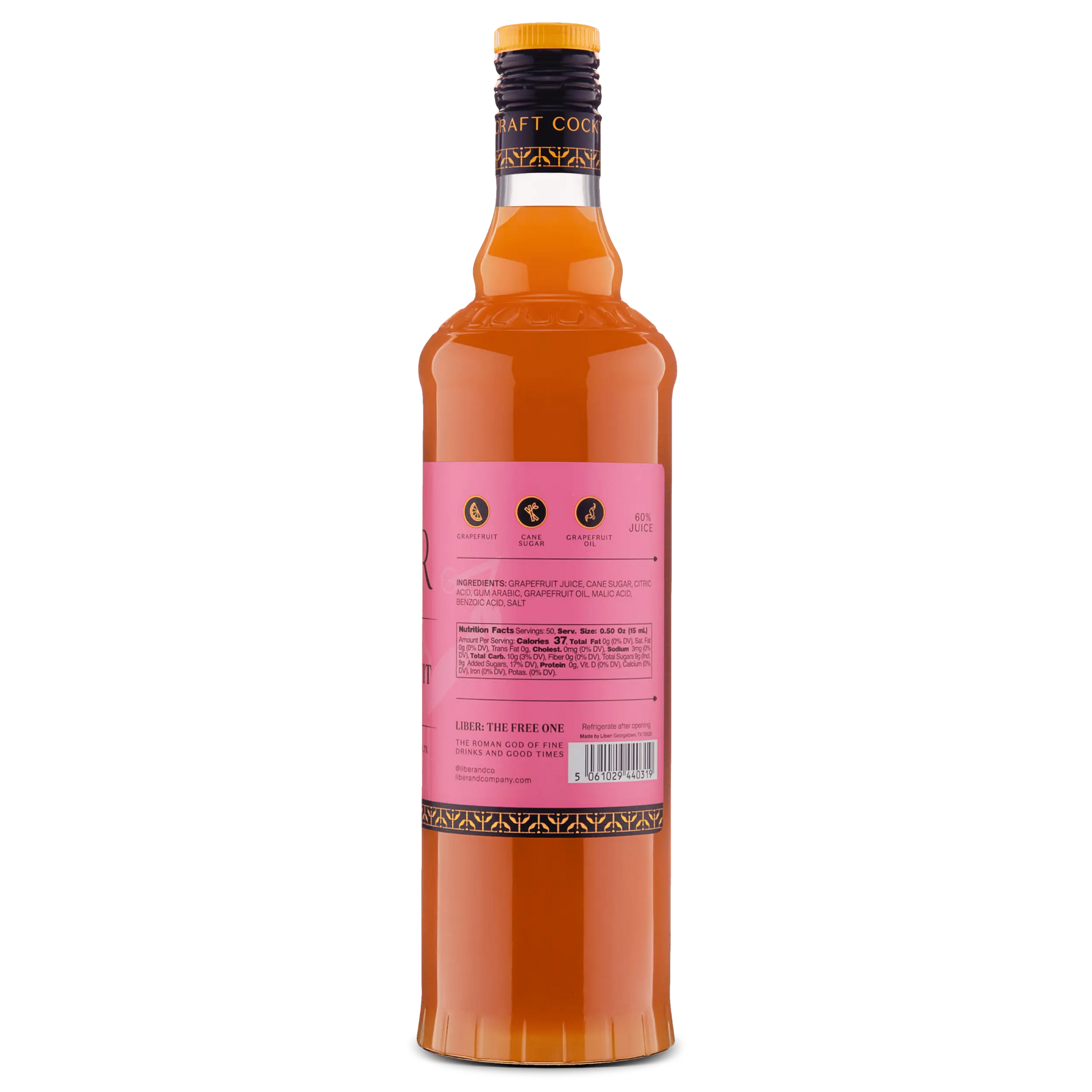 Rio Red Grapefruit Cordial Liber & Co.