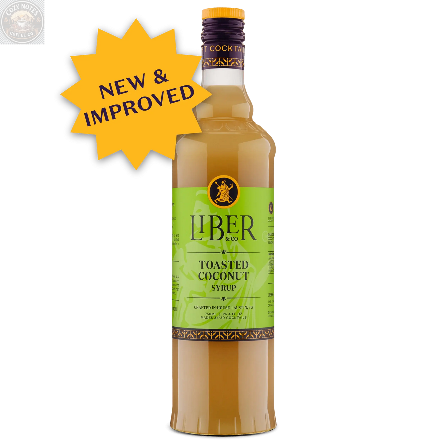 Toasted Coconut Syrup Liber & Co.