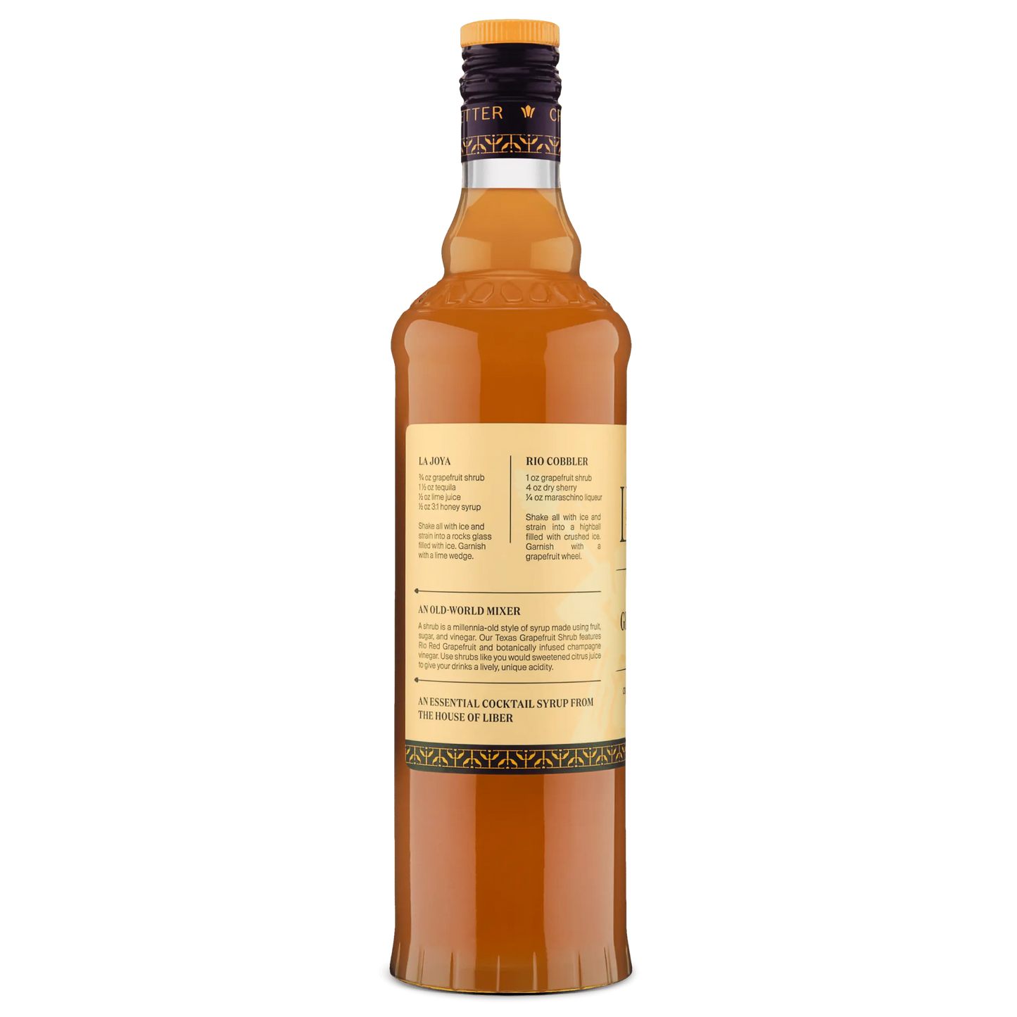 Texas Grapefruit Shrub Liber & Co.