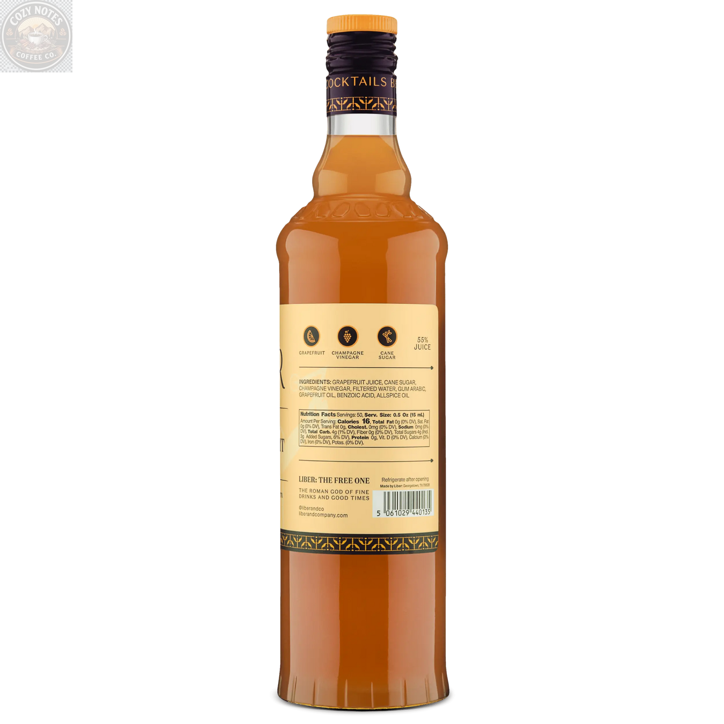 Texas Grapefruit Shrub Liber & Co.