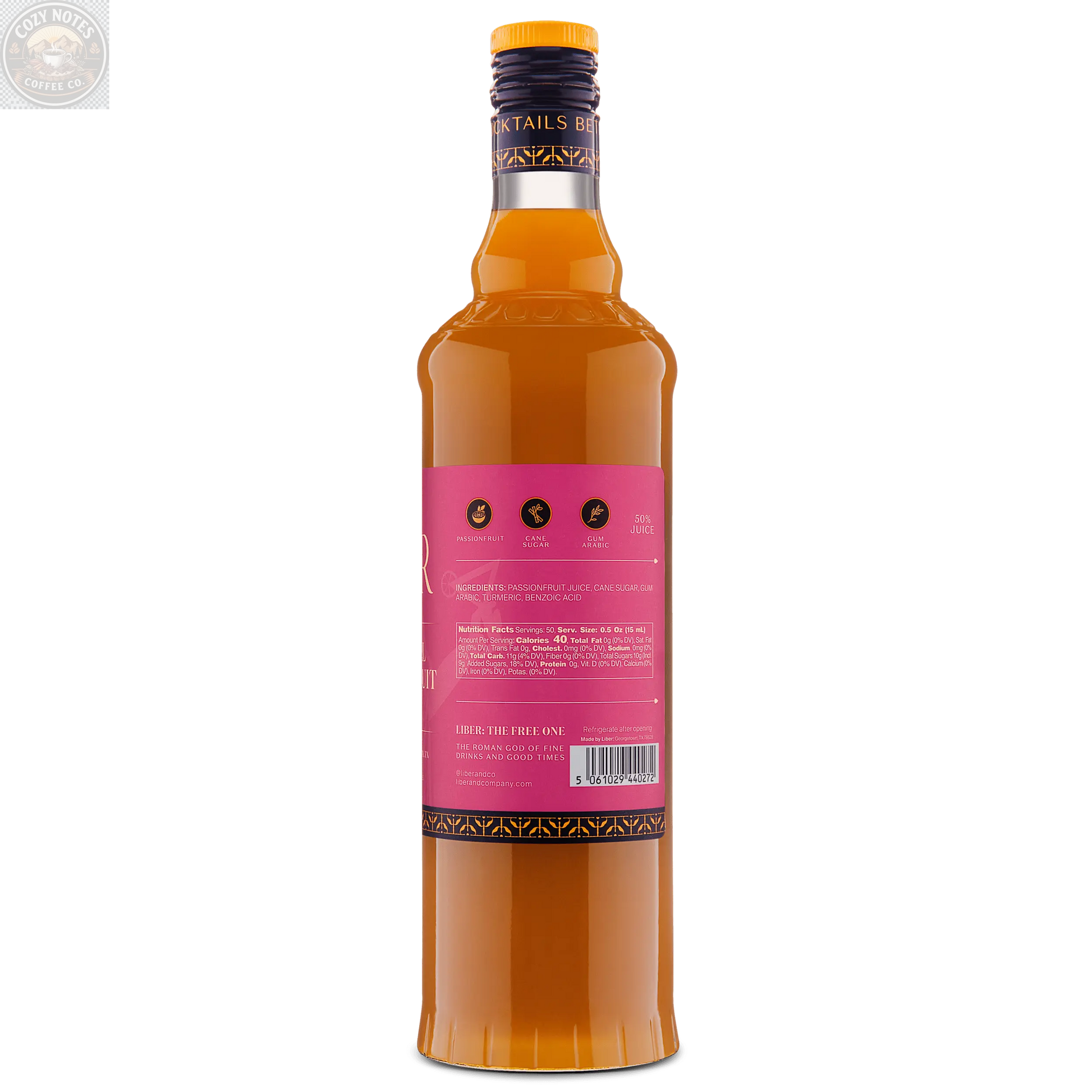 Tropical Passionfruit Syrup Liber & Co.