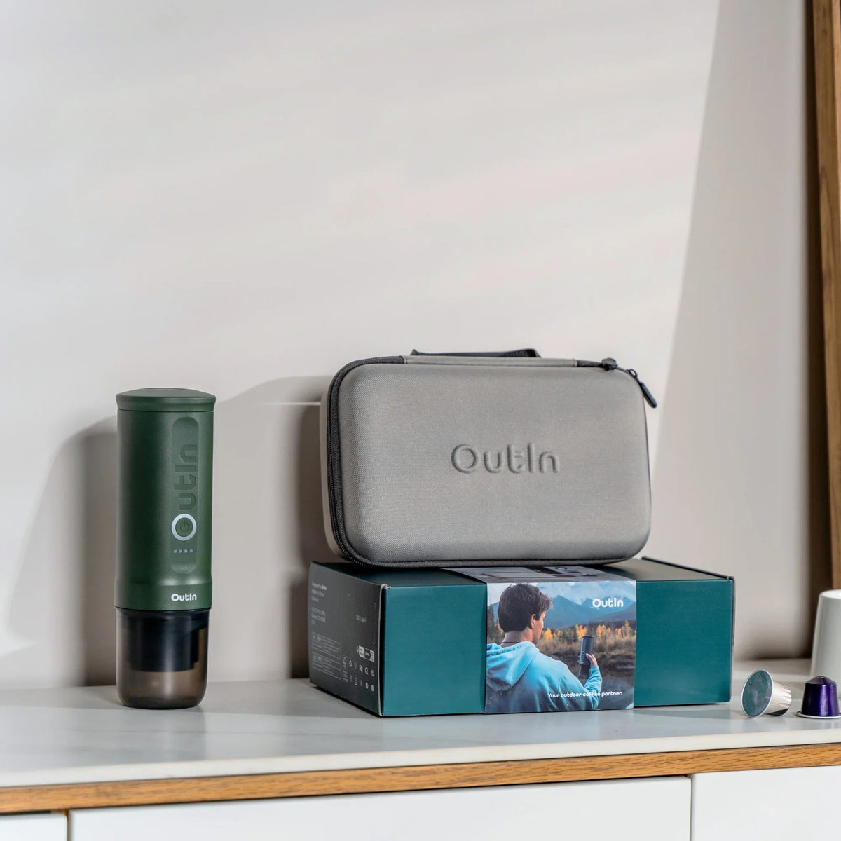 OutIn Nano Traveler Gift Set — Forest Green