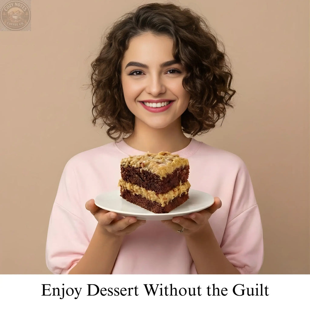 Andy Anand Sugar-Free German Chocolate Cake, 2.4 lb – Belgian Cocoa, Coconut-Pecan Filling, Keto & Diabetic-Friendly Birthday Gift Box Andyanand