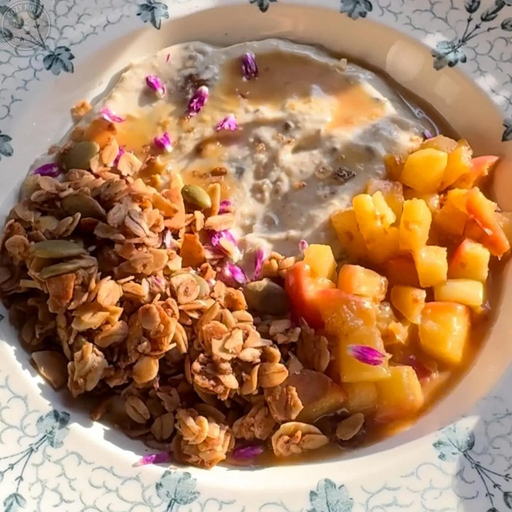 Chai Streusel Granola with Honey Jamie’s Farm