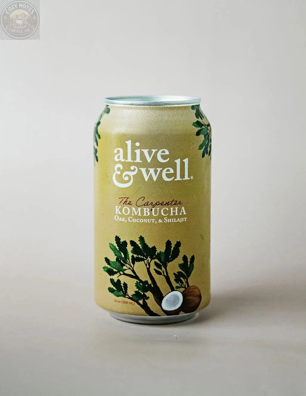 Oak & Coconut Kombucha Organic Alive & Well Kombucha