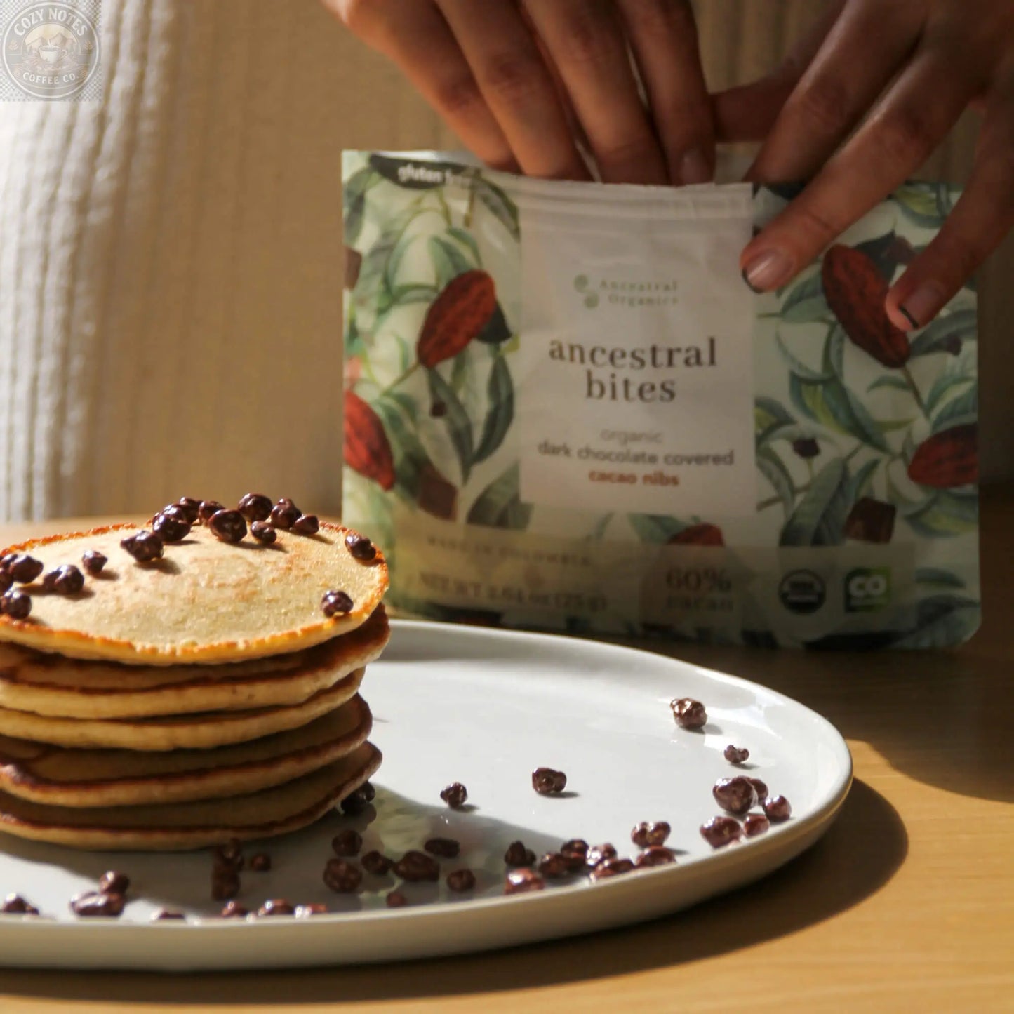 Organic Dark Chocolate Covered Cacao Nibs Ancestral Organics