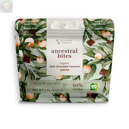 Organic Dark Chocolate Covered Quinoa Ancestral Organics
