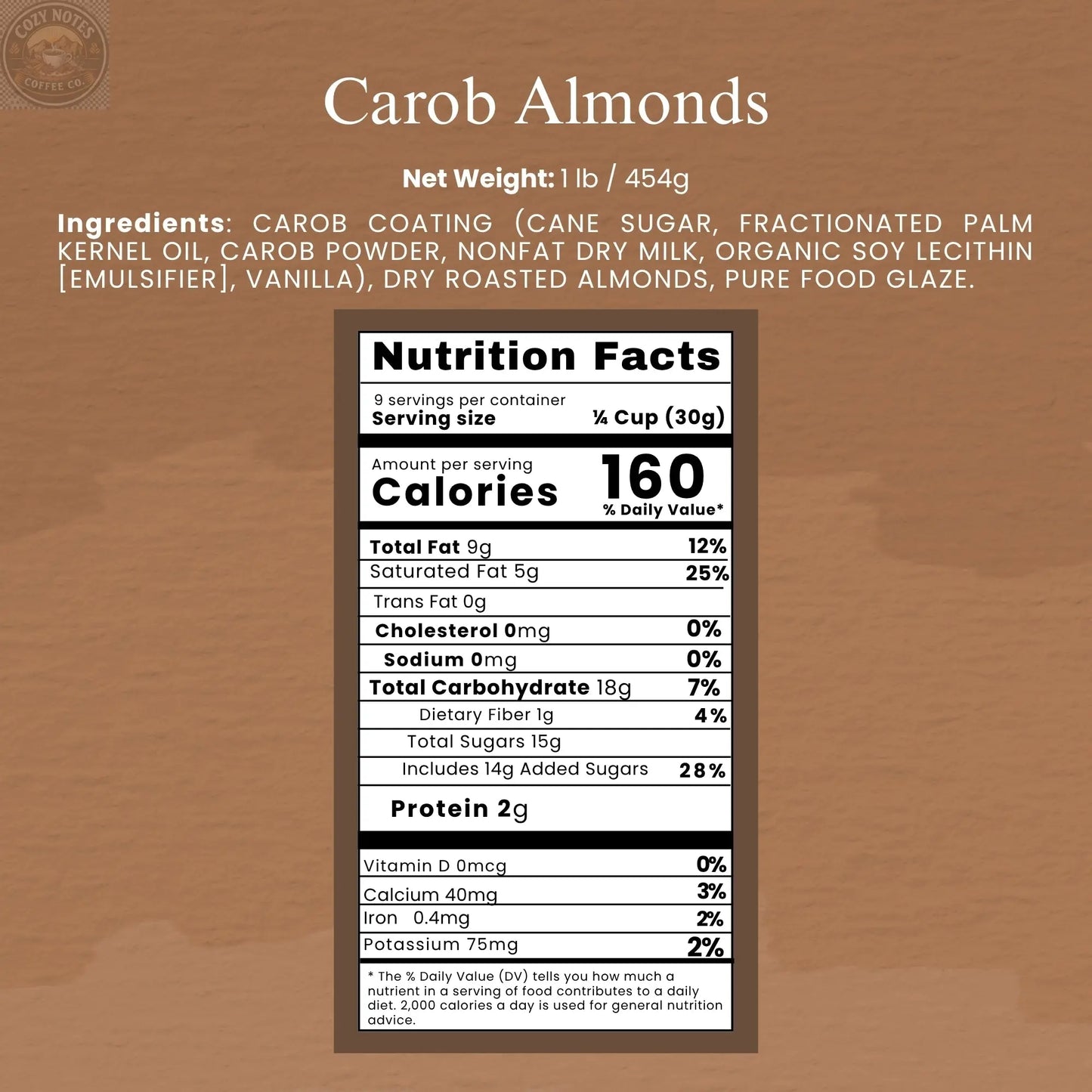 Andy Anand Carob Malt Balls, 1 lb – Tastes Like Chocolate, All-Natural Gift Box, Birthday, Valentine's, Christmas, Anniversary & Holiday Andyanand