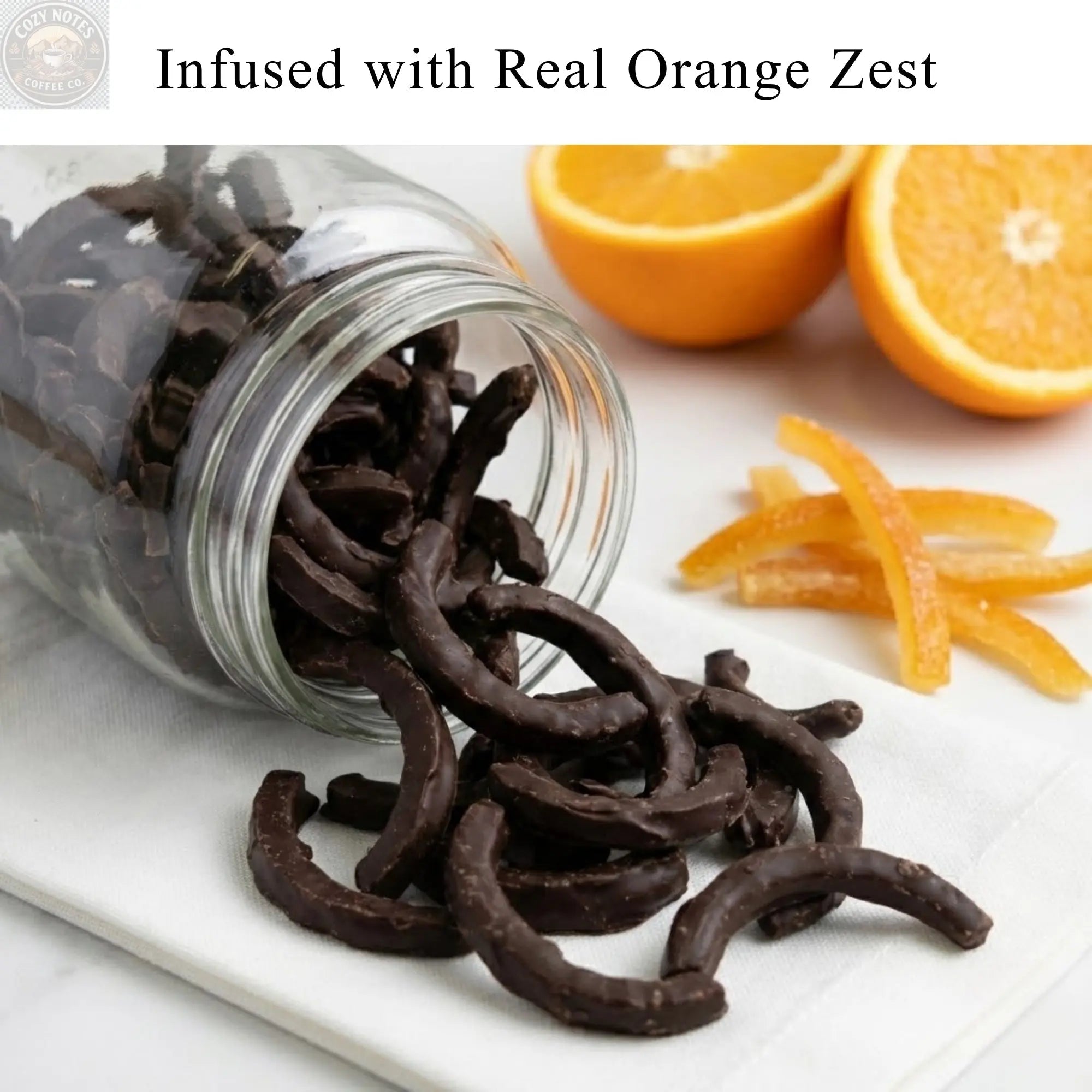 Andy Anand Dark Chocolate Covered Orange Peel Bars, 24 pc, 1 lb – Real Candied Orange Zest, Belgian Chocolate, Birthday & Holiday Gift Box Andyanand