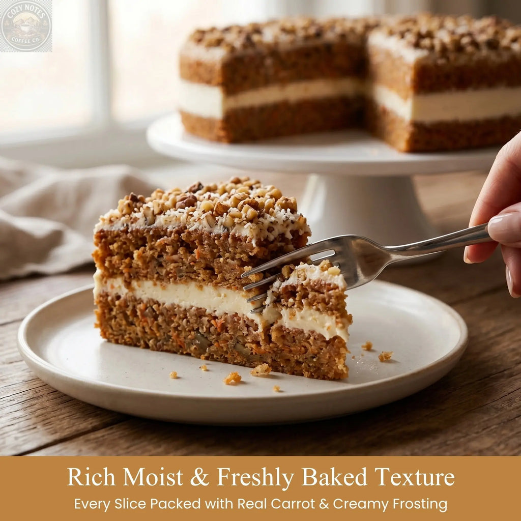 Andy Anand Gluten-Free Carrot Cake, 3 lb – Fresh-Grated Carrots, Walnuts, Cinnamon & Cream Cheese Frosting, No Preservatives Gift Box Andyanand