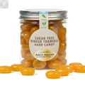 Andy Anand Sugar-Free European Ginger Turmeric Hard Candy, 50 pc, 7 oz – Vegan, Keto, Low-Calorie, Diabetic-Friendly Gourmet Gift Box Andyanand