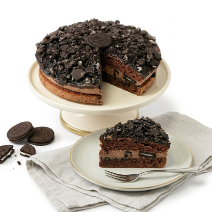 Andy Anand Cookies & Cream Cake, 9-Inch, 2 lb – Made Fresh Daily, Gourmet Gift Boxed, Birthday, Valentine's, Christmas & Anniversary Gift