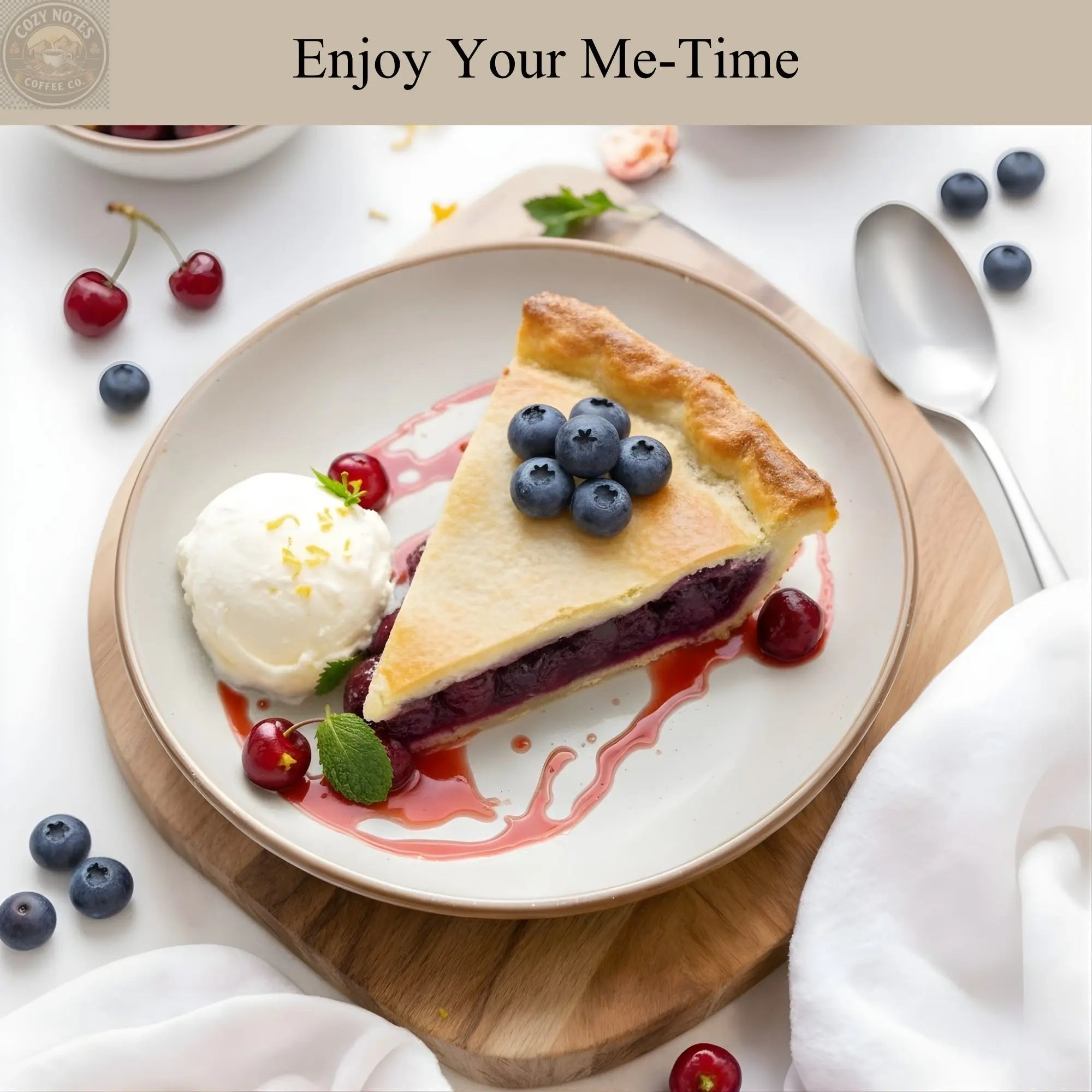 Andy Anand Sugar-Free Blueberry Pie, 2.9 lb – Keto & Diabetic-Friendly, Whole Blueberries, Flaky Crust, No Added Sugar, Birthday Gift Box Andyanand