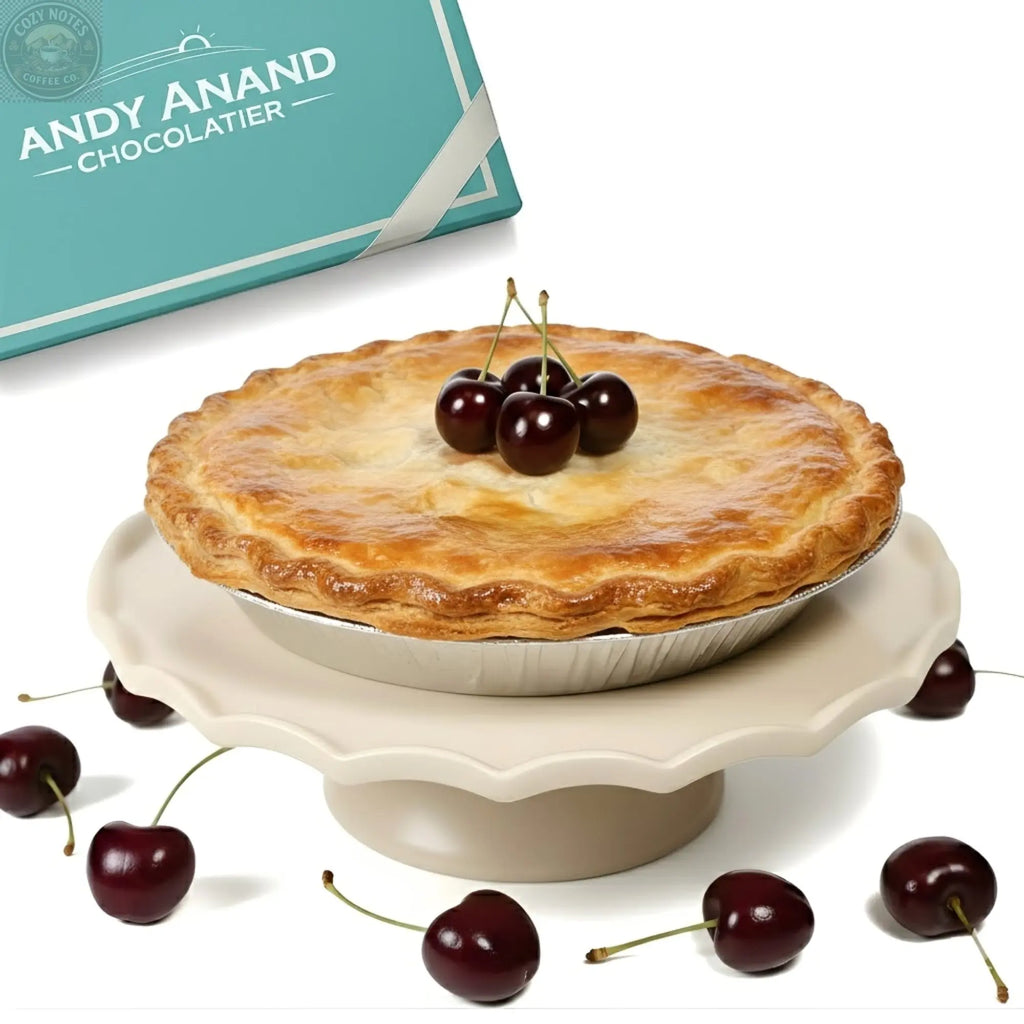 Andy Anand Sugar-Free Cherry Pie, 2.9 lb – Keto & Diabetic-Friendly, Whole Cherries, Flaky Crust, No Added Sugar, Birthday & Holiday Gift Andyanand