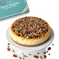 Andy Anand Sugar-Free Turtle Cheesecake, 9-Inch, 2 lb – Caramel, Pecans & Dark Chocolate, Diabetic-Friendly, California Cream Cheese Gift Andyanand