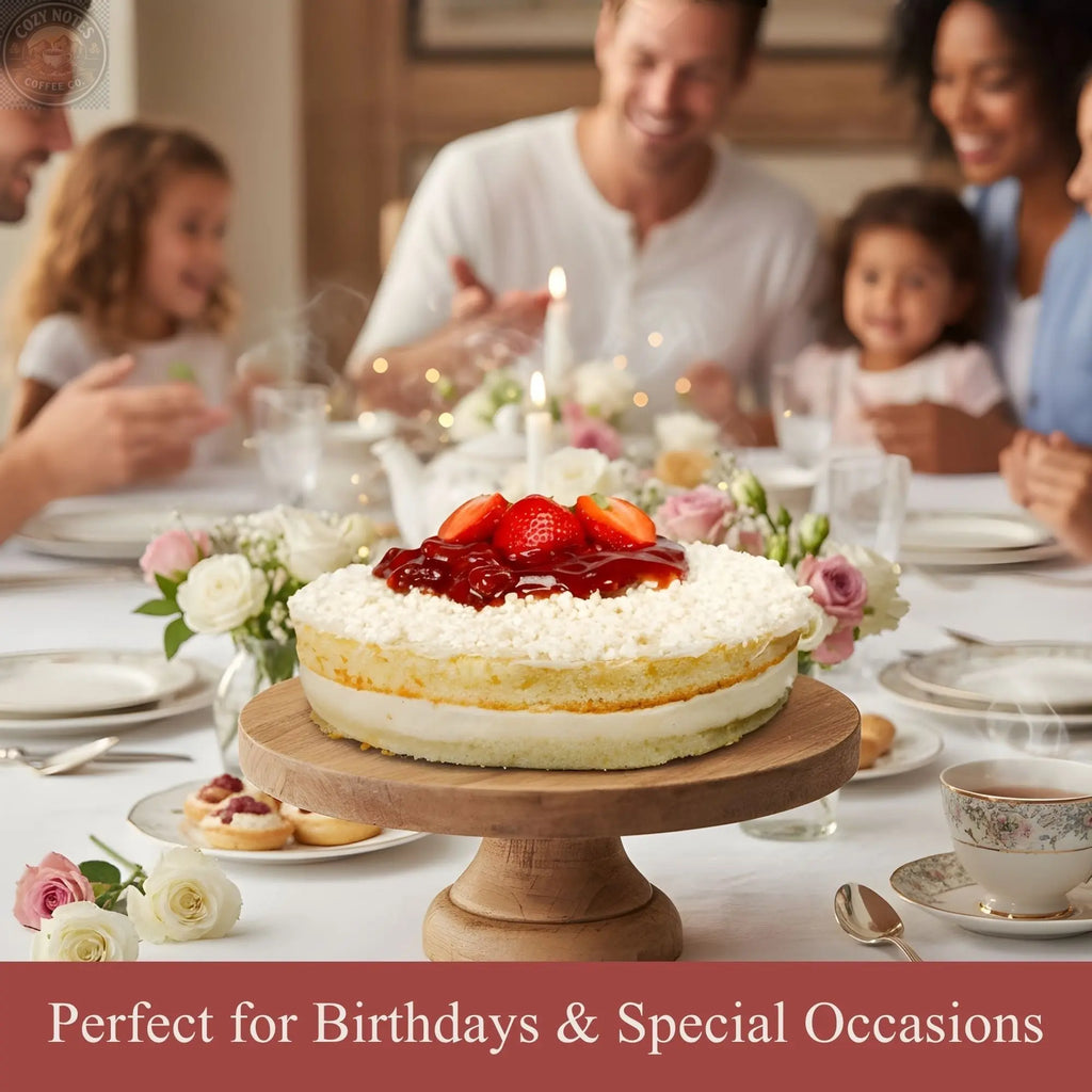 Andy Anand Sugar Free Swedish Strawberry Cream Cake (Jordgubbstårta), 2.5 lbs – Diabetic Friendly, No Sugar Added, Fresh Strawberries & Whipped Cream, Traditional Scandinavian Celebration Dessert Andyanand