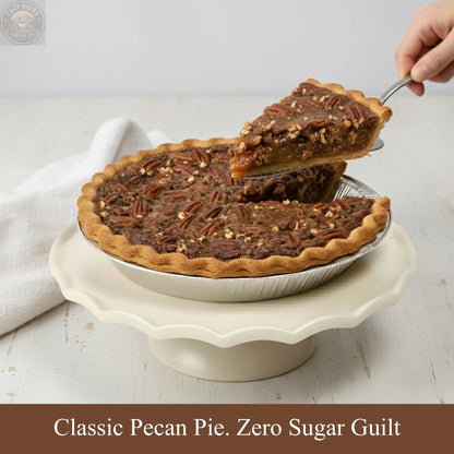 Andy Anand Sugar-Free Dark Chocolate Pecan Pie, 2 lb – Keto & Diabetic-Friendly, Real Toasted Pecans, Flaky Crust, Birthday & Holiday Gift Andyanand