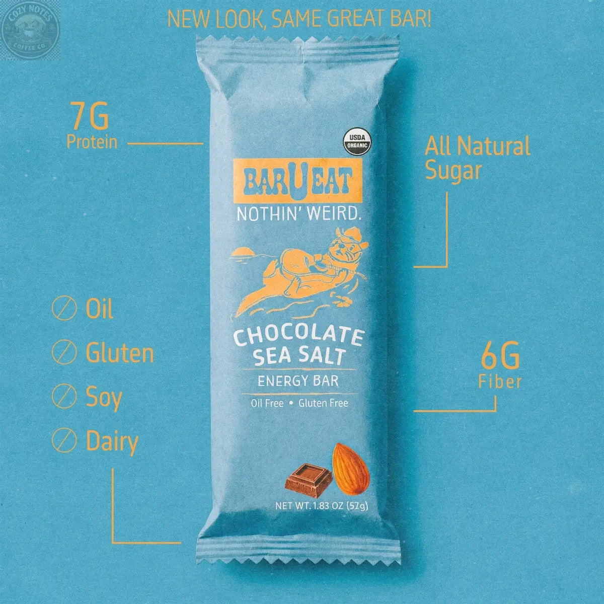 Chocolate Sea Salt BOX BAR-U-EAT