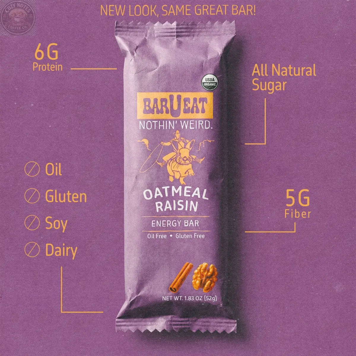 Oatmeal Raisin BOX BAR-U-EAT