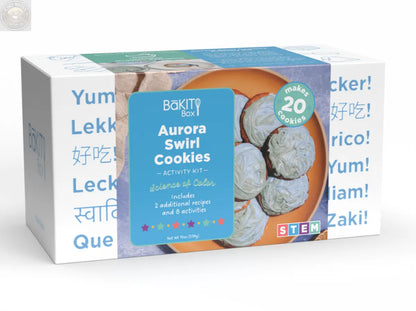 Aurora Swirl Cookies Activity Kit BāKIT Box