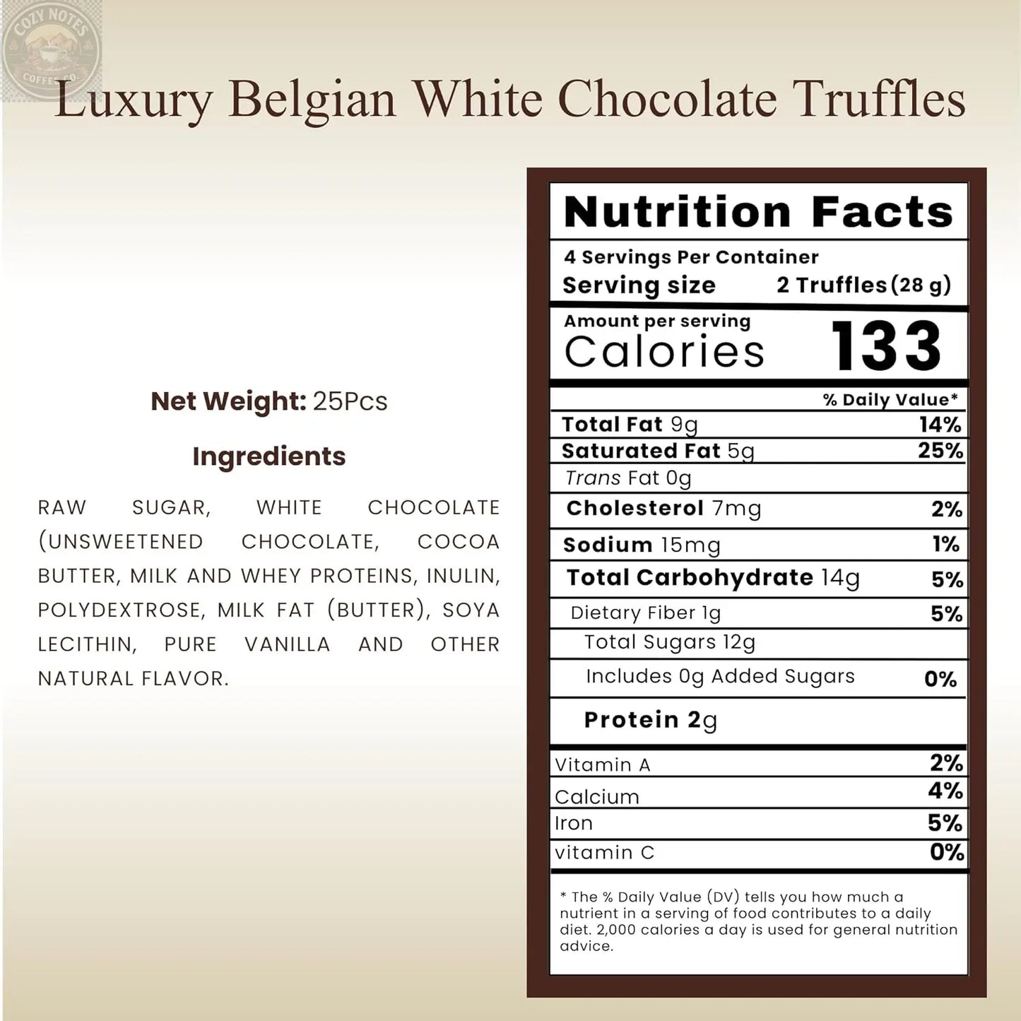 Andy Anand Sugar-Free Luxury Belgian Chocolate Truffles, 25 pc – Espresso, Hazelnut, Strawberry, Coconut, Cherry, Diabetic-Friendly Gift Andyanand