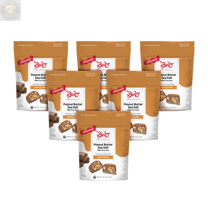 Nutty For Me Bixby Bites: Milk Chocolate + Crunchy Peanut Butter + Maine Sea Salt