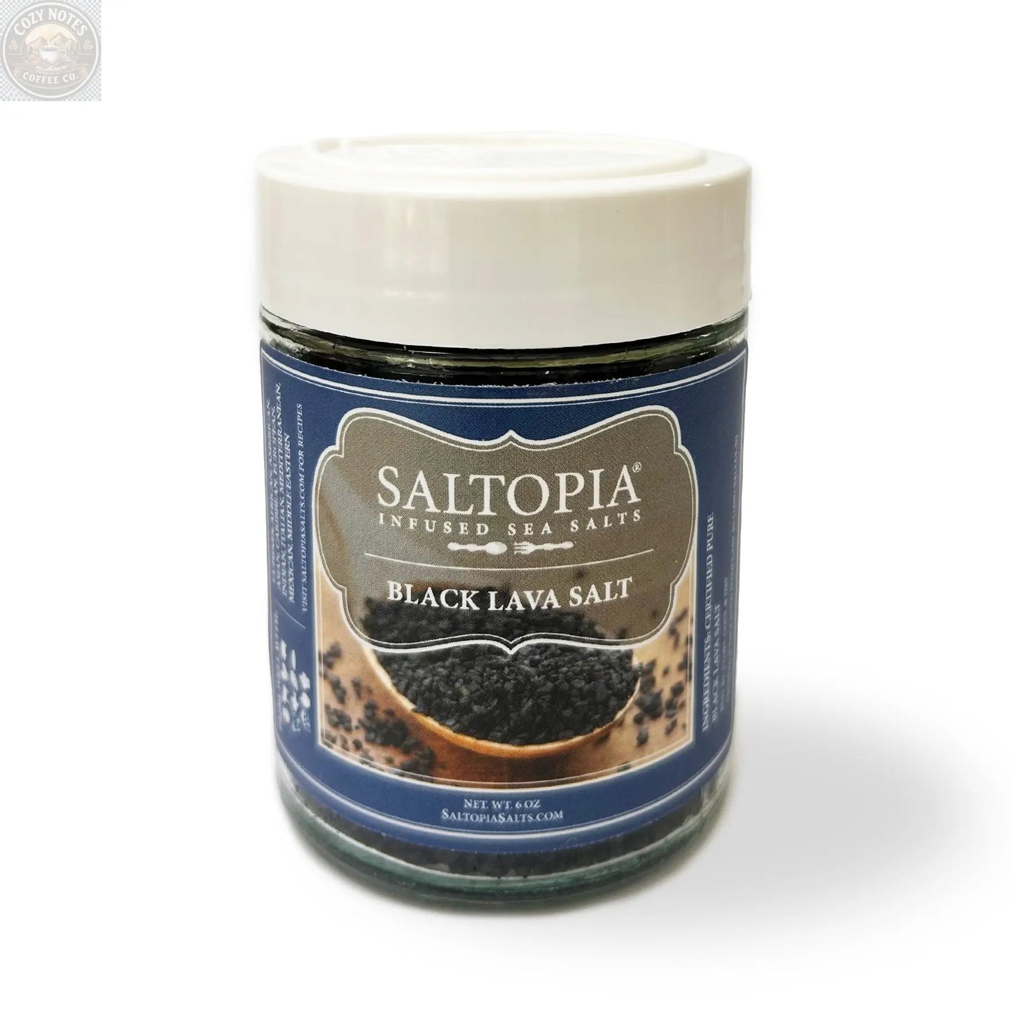 Black Lava Salt SALTOPIA Infused Sea Salts