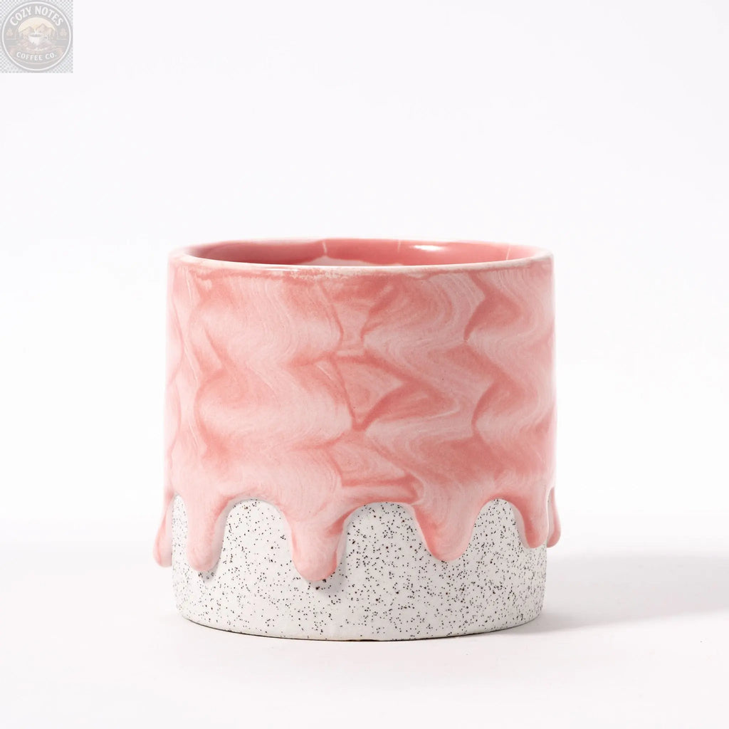 Squat Cylinder Drippy Pots