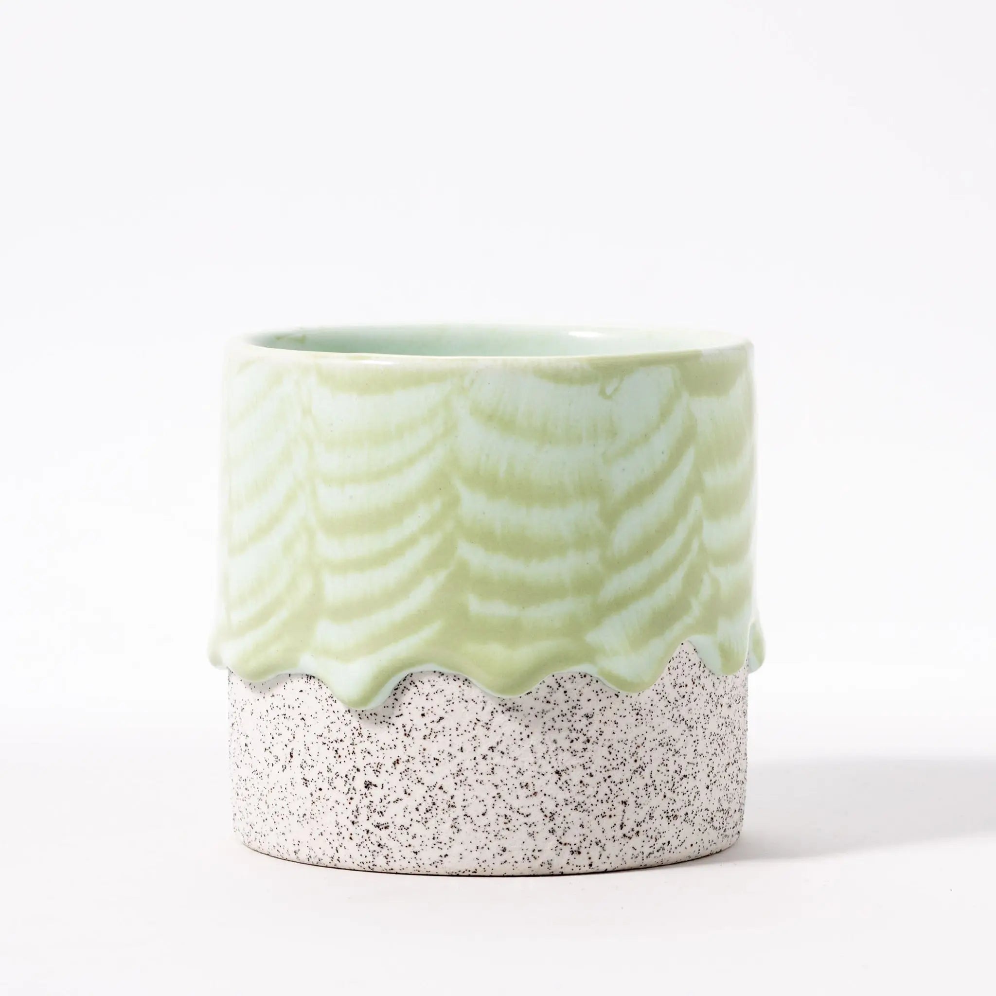 Squat Cylinder Drippy Pots