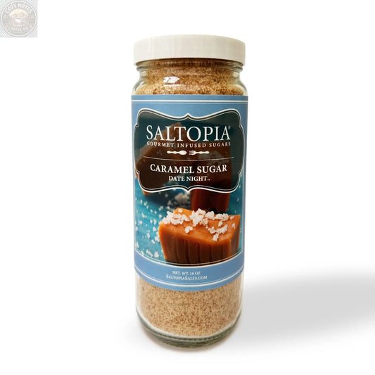 Caramel Sugar: DATE NIGHT 16oz SALTOPIA Infused Sea Salts