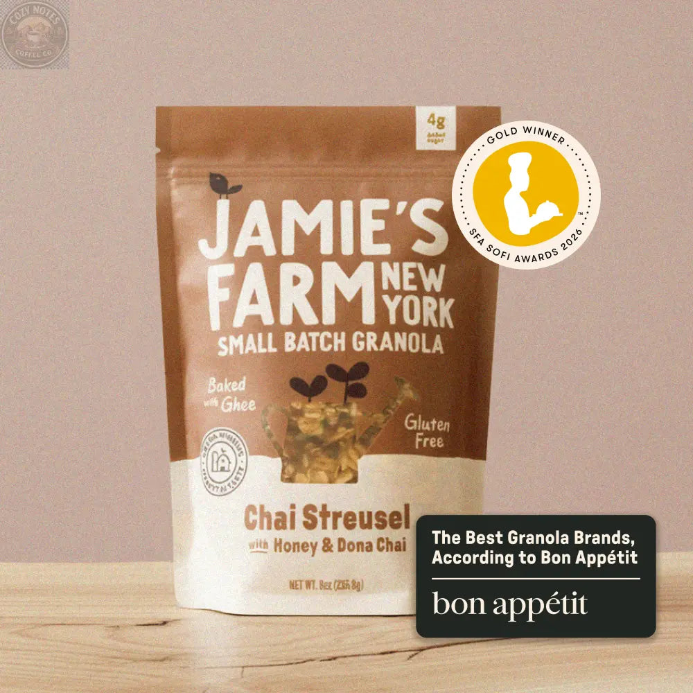 Chai Streusel Granola with Honey Jamie’s Farm