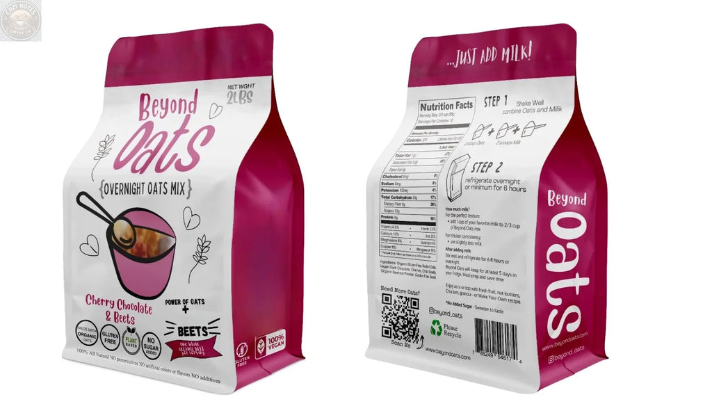 OATS + CHERRY CHOCOLATE & BEETS Beyond Oats