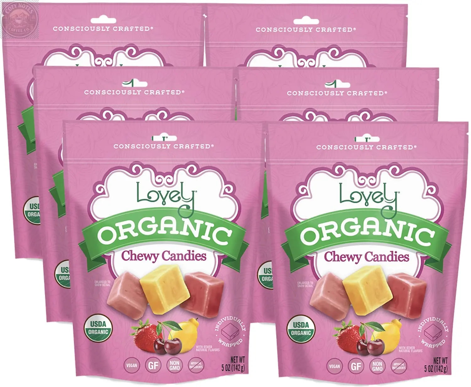 Organic Chewy Candies Lovely Candy Company