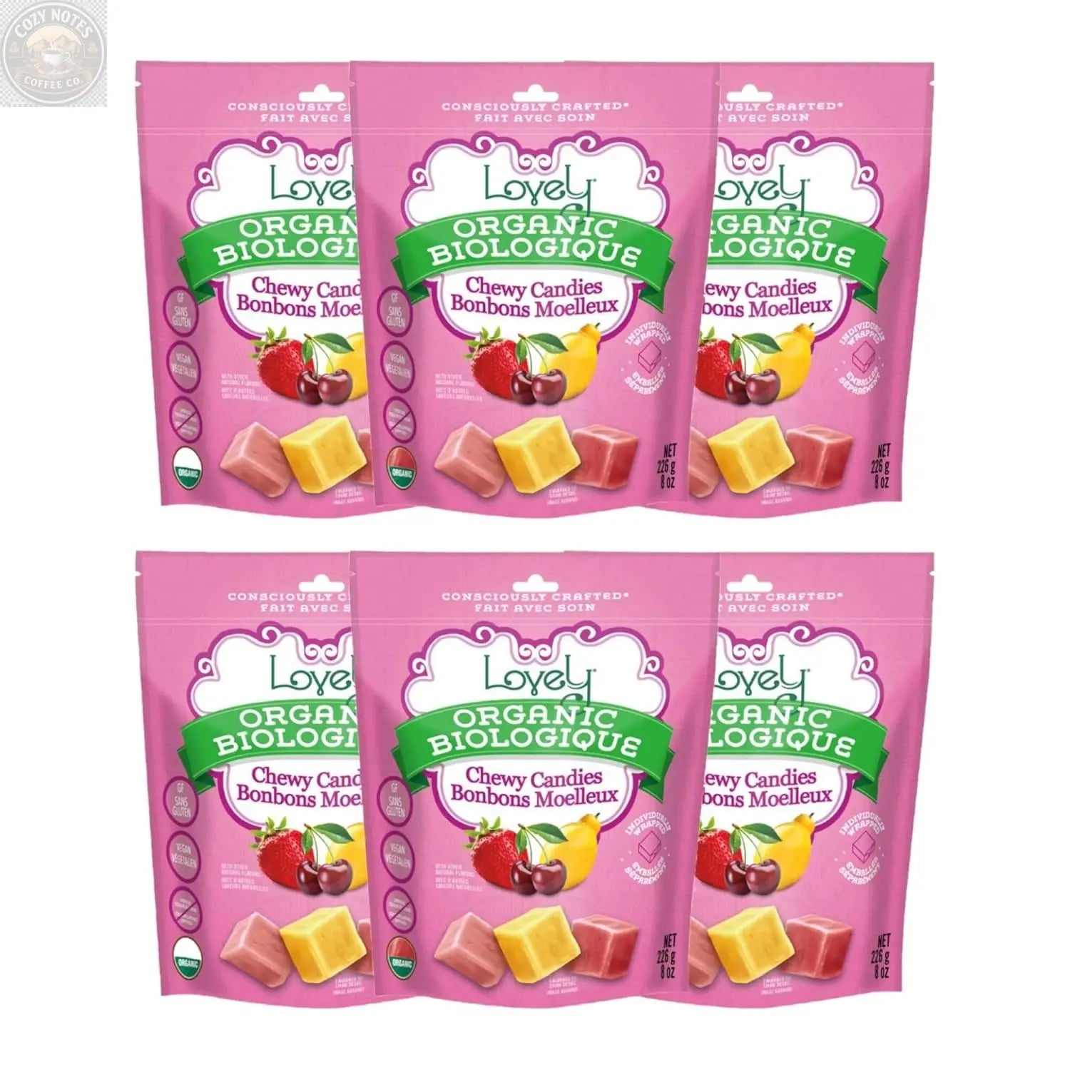Organic Chewy Candies Lovely Candy Company